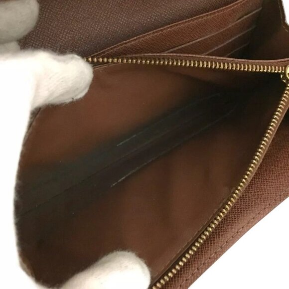 423160AO (G2) Louis Vuitton Wallet Long Portefeiulle Sarah Brown Monogram - Picture 7 of 9